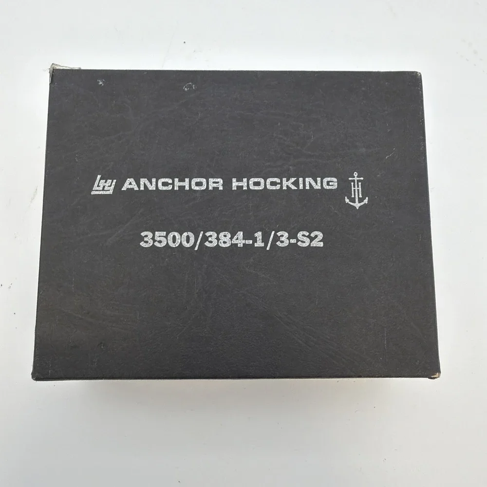 Vintage Anchor Hocking Glass 4 Piece Road Sign Shot Glass Set 2 1/2
